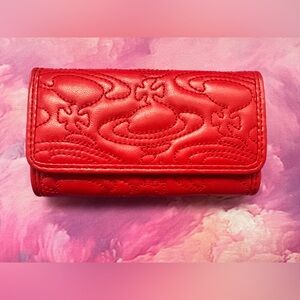 Vivienne Westwood Leather Key Holder (EVC; Red)